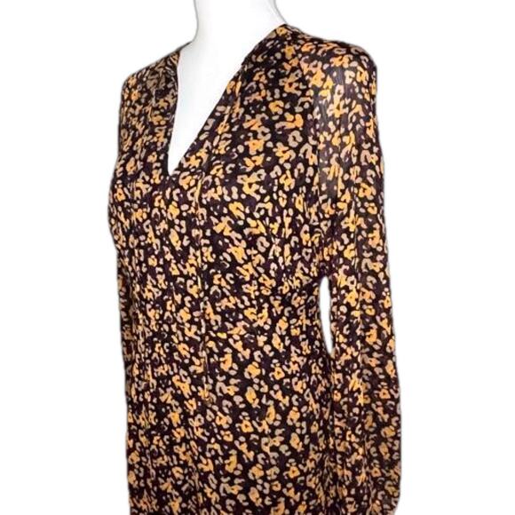 Retro Boho Cottagecore Floral Midi Dress Whimsigoth Prairie Romantic Fairycore 6 - Picture 8 of 15